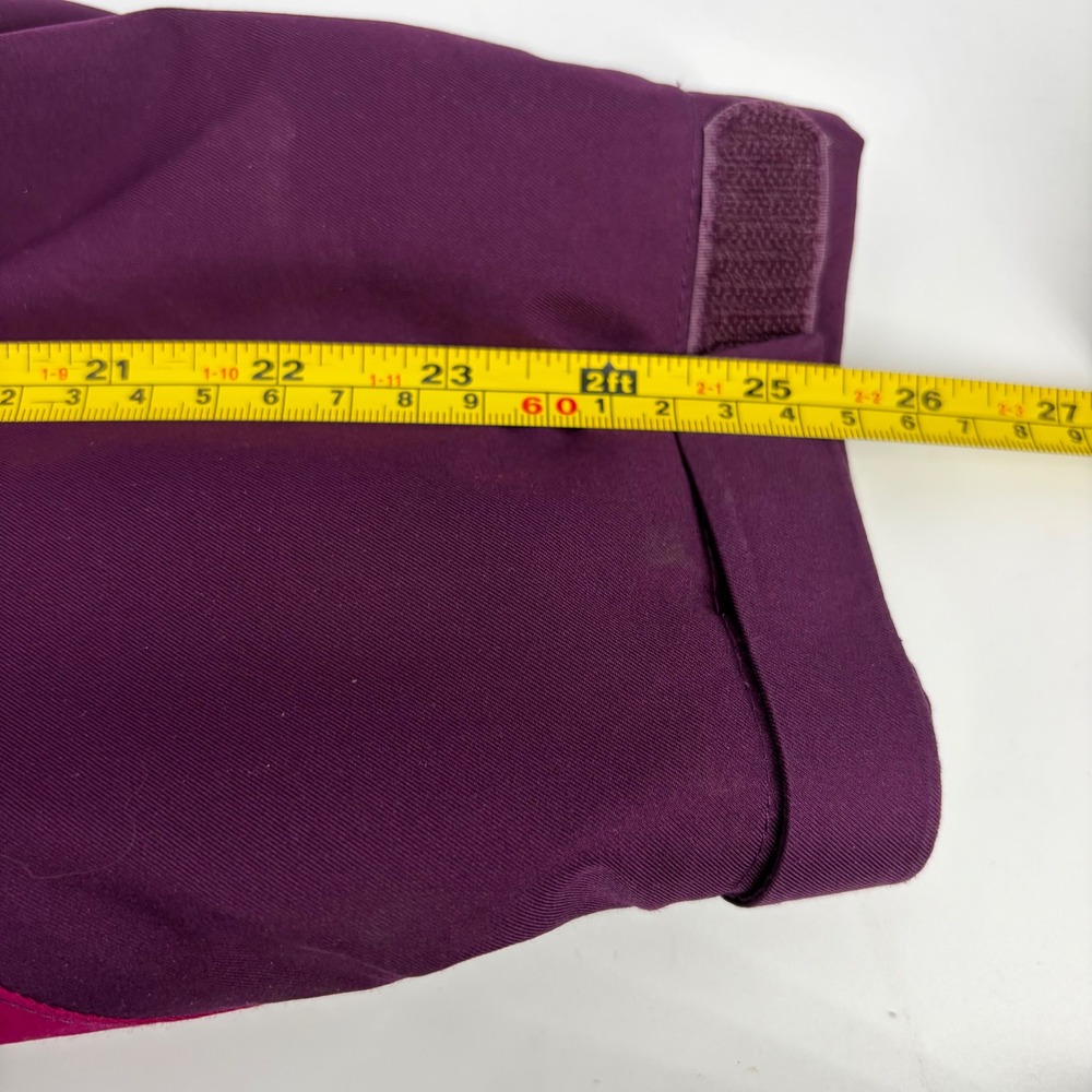 Lands' End Womens XL Squall Fleece Lined Jacket Purple Pink Hooded Jacket - Picture 8 of 8